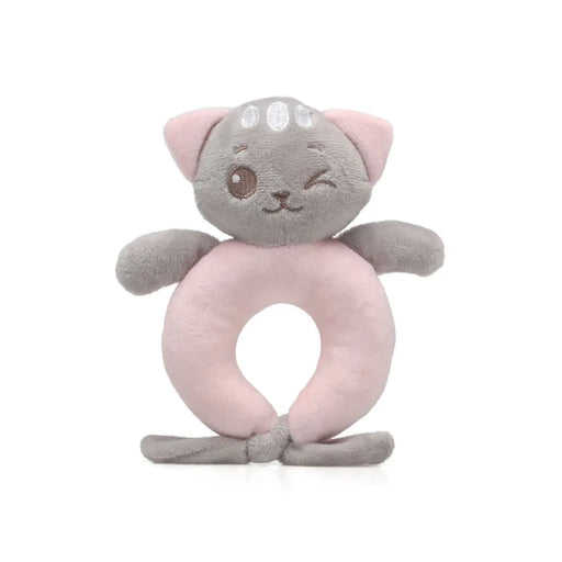 Дрънкалка Котка 16 cm Розов