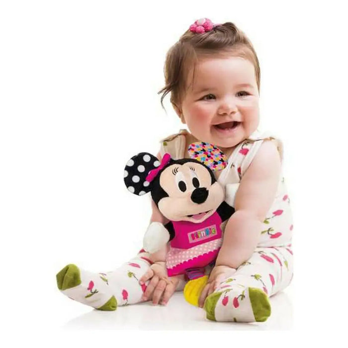 Дрънкалка Minnie Mouse 17164.4 Материя Залъгалка за Бебе 18