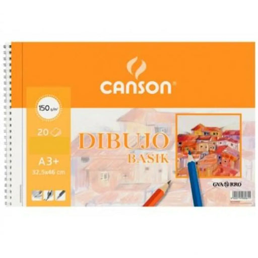 Drawing pad Canson Basik Гладък Микроперфориран 150 g 20
