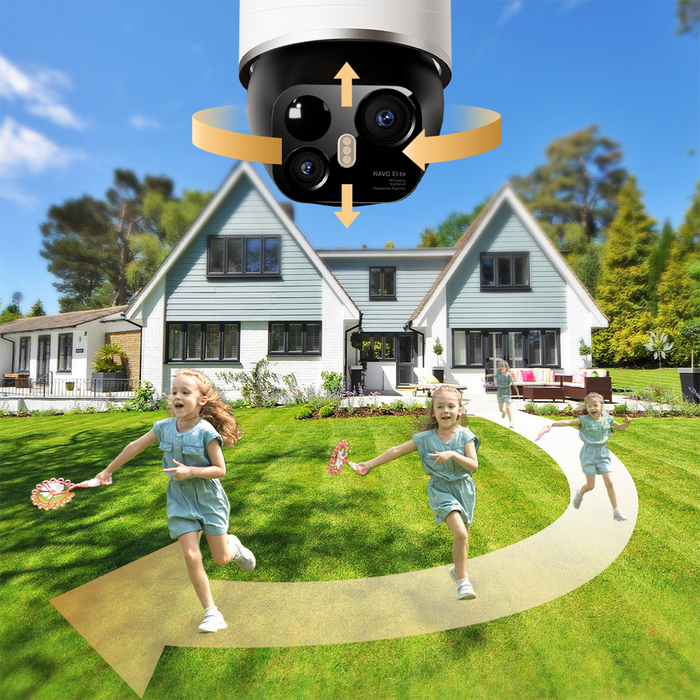 Dreame Navo Elite 1 Outcam 360° външна камера със соларен панел - бяла