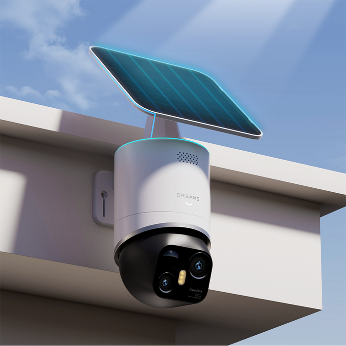 Dreame Navo Elite 1 Outcam 360° външна камера със соларен панел - бяла
