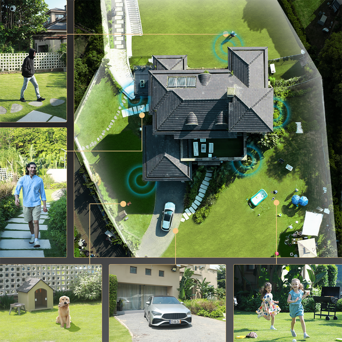 Dreame Navo Elite 1 Outcam 360° външна камера със соларен панел - бяла