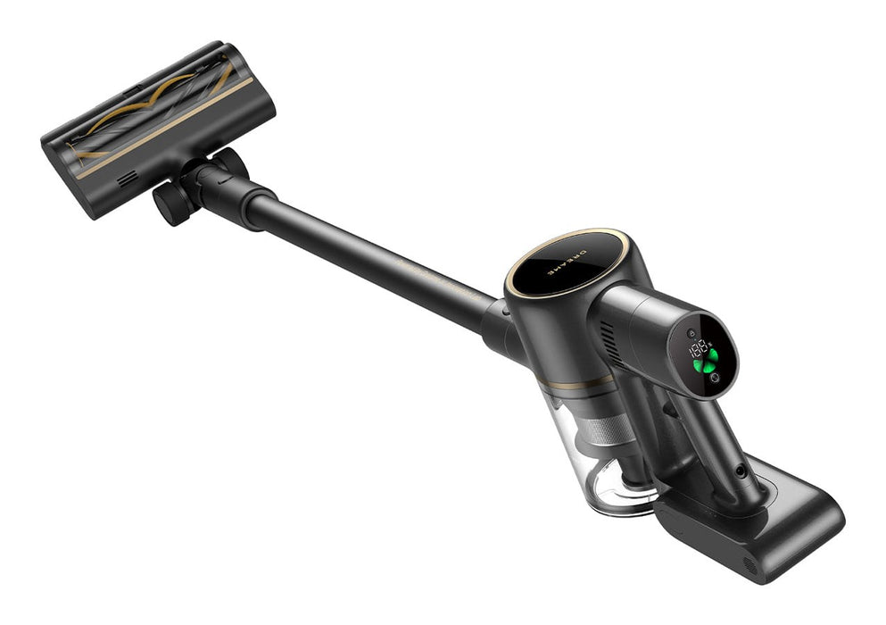 Dreame R10s Pro 2-в-1 прахосмукачка с батерия, HEPA, без торба, 0.6 л, 425 W, черна, 2.5 Ah