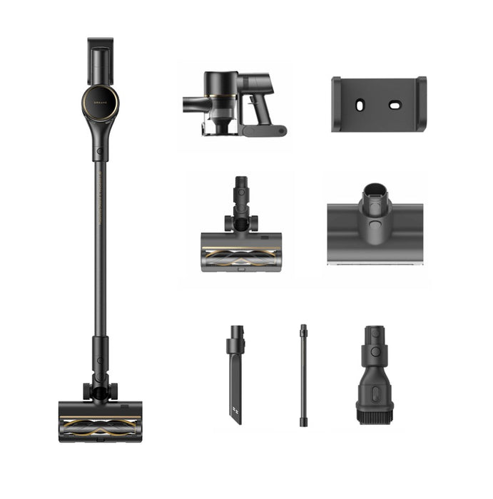 Dreame R10s Pro 2-в-1 прахосмукачка с батерия, HEPA, без торба, 0.6 л, 425 W, черна, 2.5 Ah