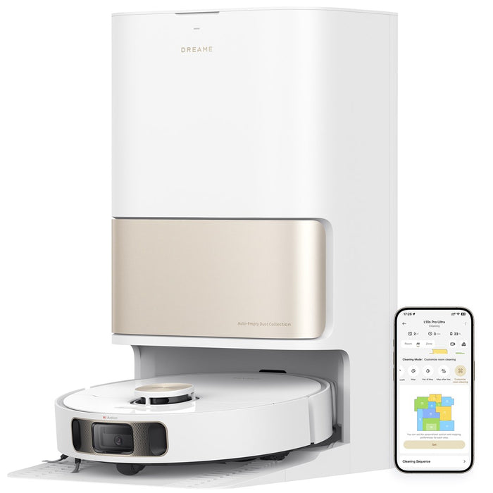 Роботизирана прахосмукачка Dreame L10s Pro Ultra (бяла)