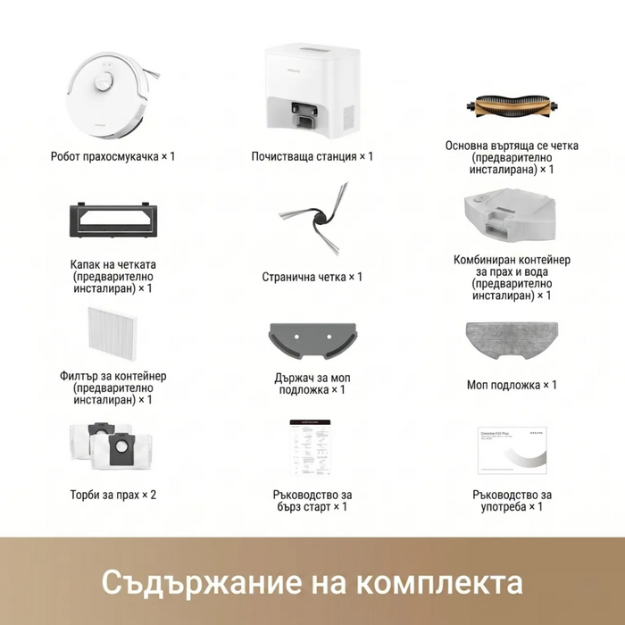 Прахосмукачка Dreame F20 Plus White
