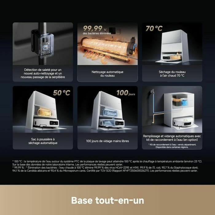 Прахосмукачка робот Dreame 010201AA000706 6400 mAh