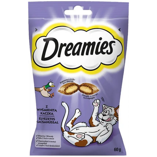 Dreamies 5998749116500 лакомства за котки Duck Snacks 60g