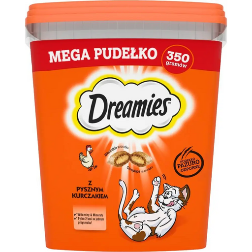 DREAMIES Mixed Flavors с пиле и сирена - лакомство за котки