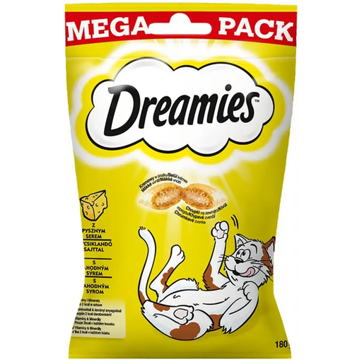DREAMIES със сирене - котешки лакомства - 180гр