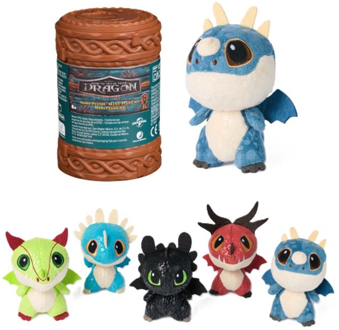 Плюшена играчка изненада DreamWorks Dragons - How to Train Your Dragon, 7.5 cm, асортимент