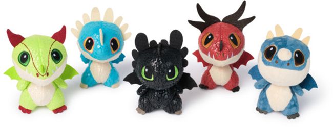 Плюшена играчка изненада DreamWorks Dragons - How to Train Your Dragon, 7.5 cm, асортимент
