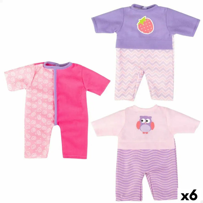 Дрехи за кукли Colorbaby 3 Части 6 броя