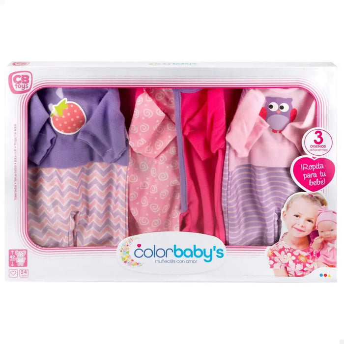 Дрехи за кукли Colorbaby 3 Части 6 броя