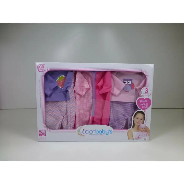 Дрехи за кукли Colorbaby 3 Части 6 броя