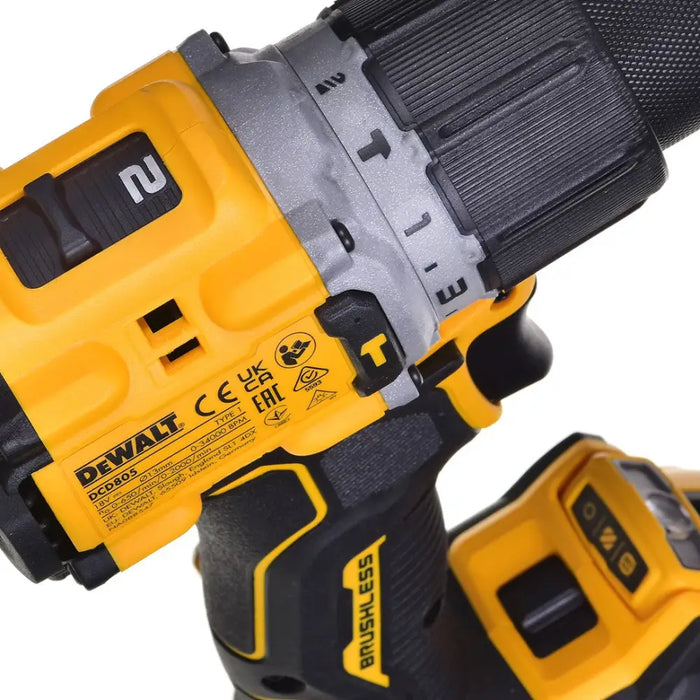 ДРЕЛ/ВИНТОВЕРТ DEWALT DCD805P2T 18V 2X5,0AH BL TSTAK