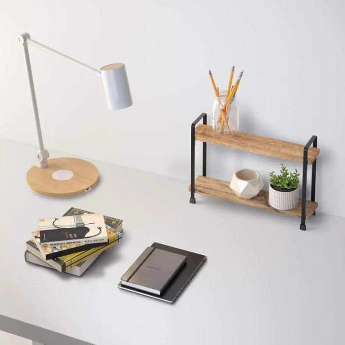 ДЪРВЕНА ЕТАЖЕРКА 2 НИВА METALTEX YORK