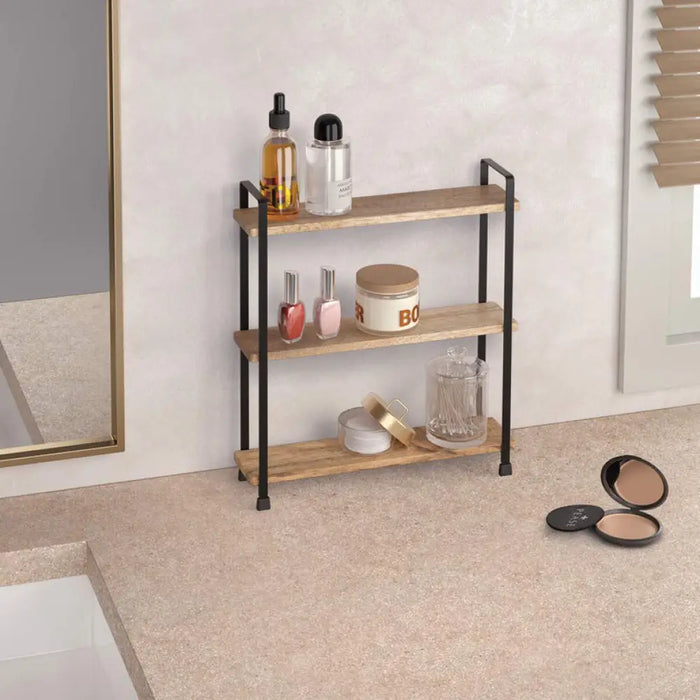 ДЪРВЕНА ЕТАЖЕРКА 3 НИВА METALTEX YORK