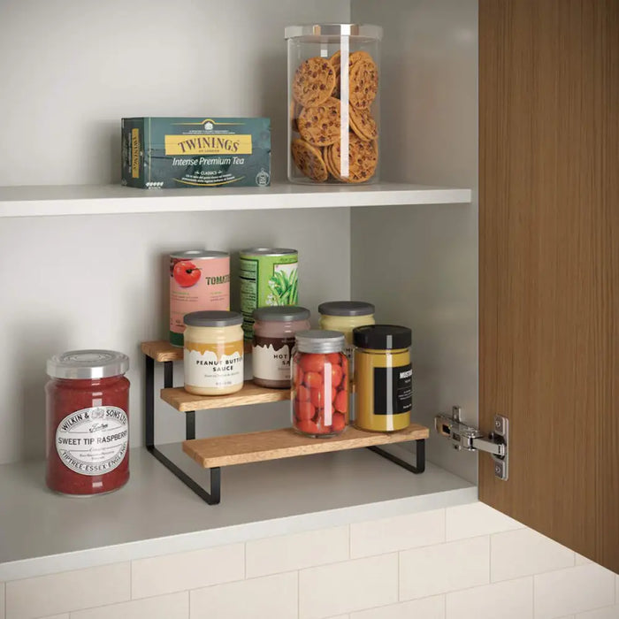 ДЪРВЕНА ЕТАЖЕРКА 3 СТЕПЕНИ METALTEX YORK