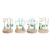 Дървена Игра DKD Home Decor Дървен Многоцветен 4 Части 9 x