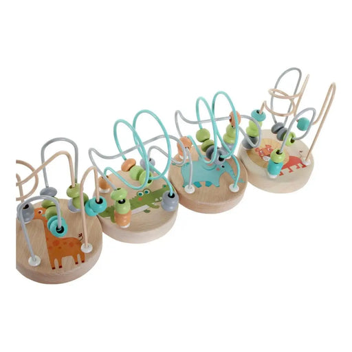 Дървена Игра DKD Home Decor Дървен Многоцветен 4 Части 9 x