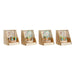 Дървена Игра DKD Home Decor Дървен Многоцветен 4 Части 9 x