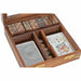 Дървена Игра DKD Home Decor Sheesham Кафяв Златен 17 x 17 x