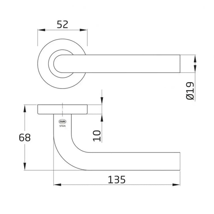 ДРЪЖКА ЗА ВРАТА AMIG 4RX
