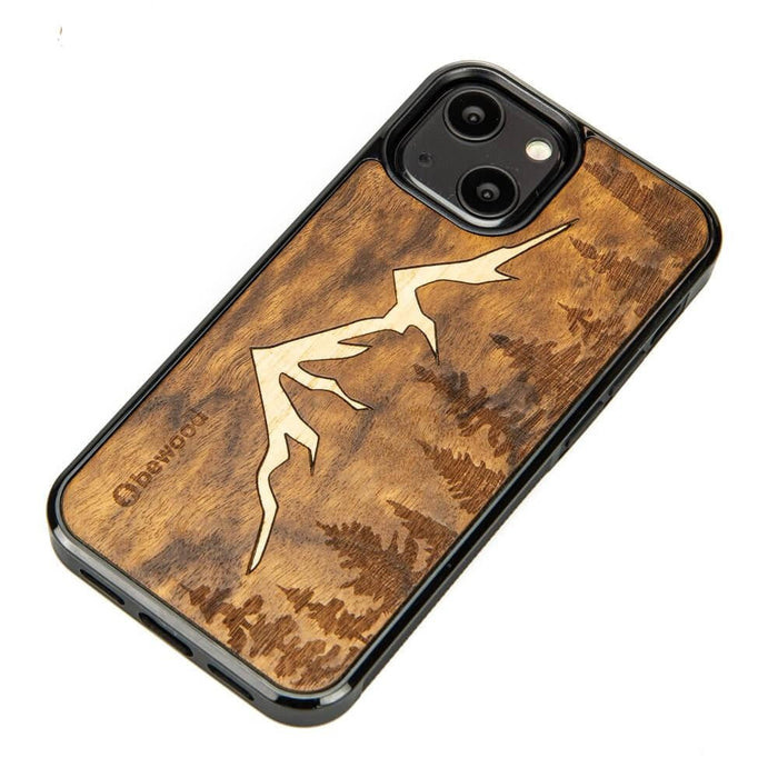 Дървен кейс Bewood Imbuia Mountains за iPhone 13 Mini