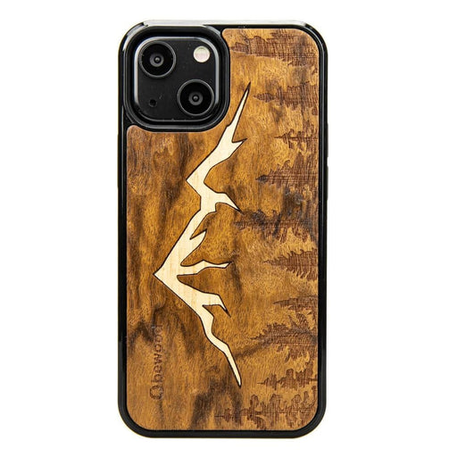 Дървен кейс Bewood Imbuia Mountains за iPhone 13 Mini