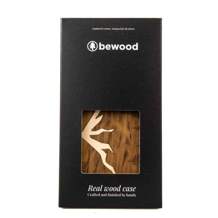 Дървен кейс Bewood Mountains Imbuia за iPhone 15
