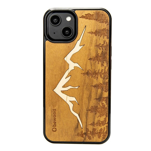 Дървен кейс Bewood Mountains Imbuia за iPhone 15