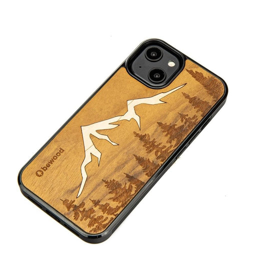 Дървен кейс Bewood Mountains Imbuia за iPhone 15