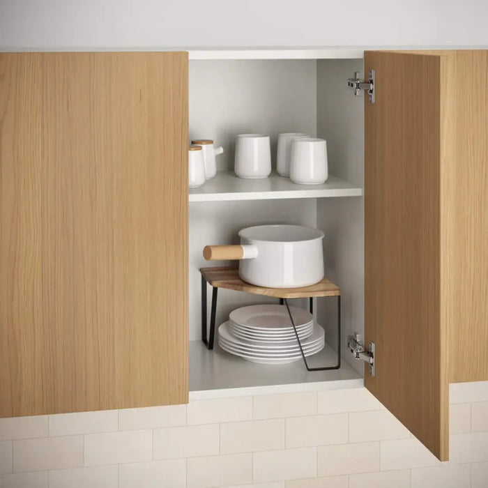 ДЪРВЕНА ЪГЛОВА ЕТАЖЕРКА METALTEX YORK