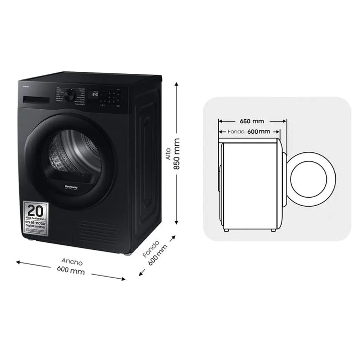 Dryer Samsung DV90DG52A0ABEC 9 kg