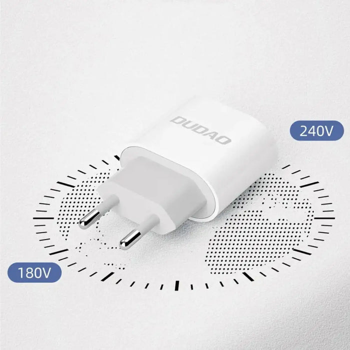Dudao A14EUC PD 20W USB-C стенно зарядно устройство с кабел