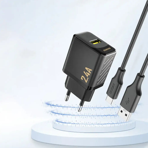 Dudao A23 2.4A USB-A зарядно - черно
