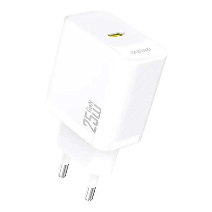 Dudao A27 25W GaN USB-C стенно зарядно устройство - бяло