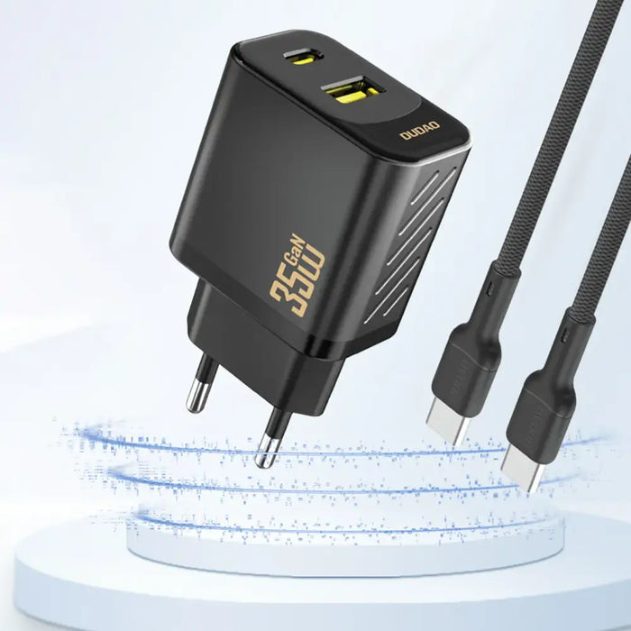 Dudao A27MAXC 35W черно стенно зарядно + USB-C кабел
