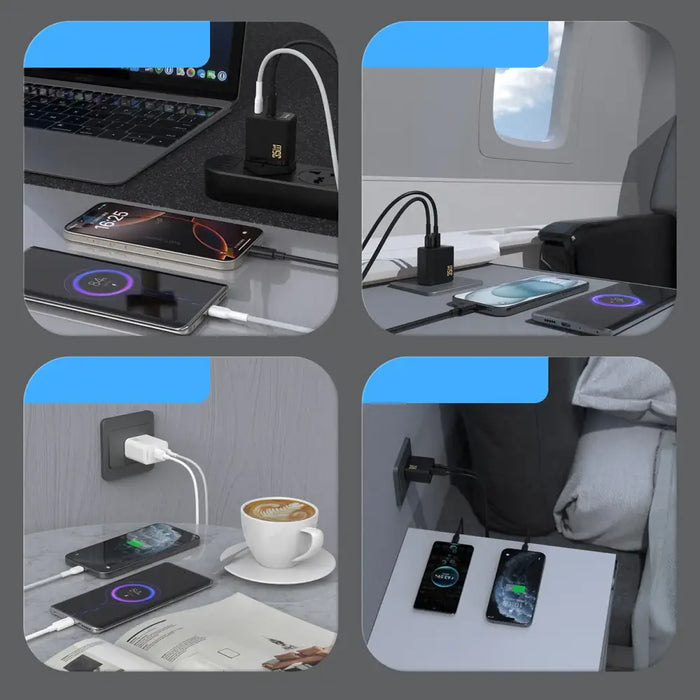 Dudao A27MAXC 35W черно стенно зарядно + USB-C кабел