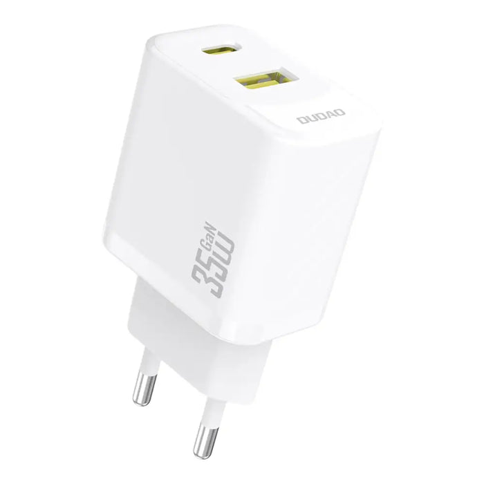 Dudao A27MAXC 35W стенно зарядно Бяло + USB-C кабел