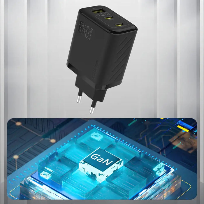 Dudao A29 65W GaN зарядно за стена 2 x USB-C + 1 x USB-A