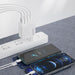 Dudao A5HEU 3xUSB-A 1xUSB-C PD 20W QC3.0 18W+ 2x12W зарядно