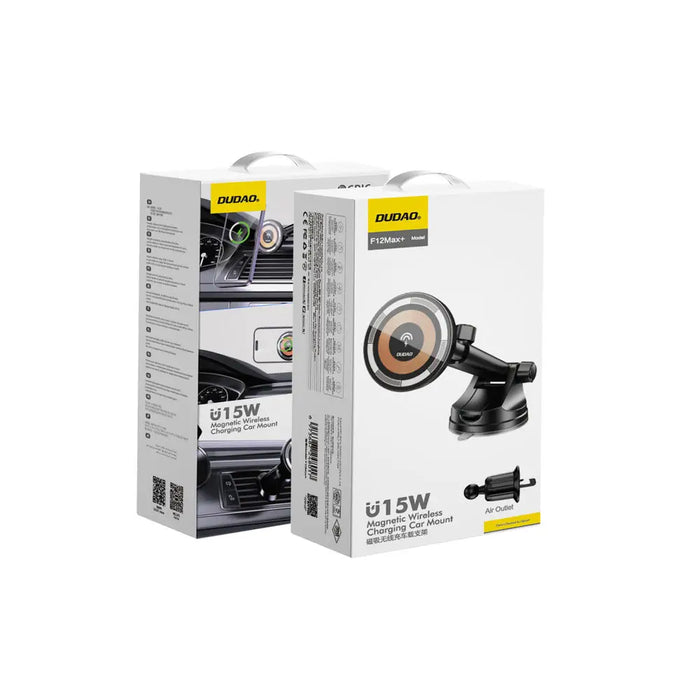 Dudao F12MAX+ Стойка за кола с 15W безжично зарядно