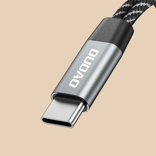 Dudao L13C + 2в1 USB-C адаптер - сив