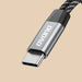 Dudao L13C + 2в1 USB-C адаптер - сив