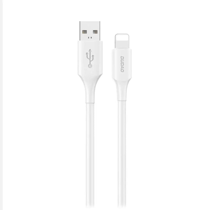 Dudao L2sL USB-A - Lightning 6A кабел 1,2 м - бял