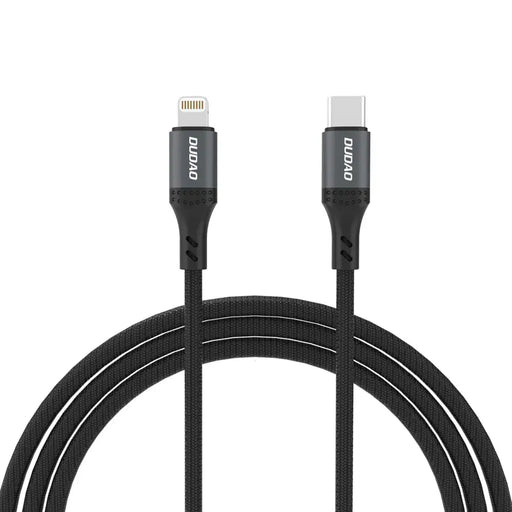 Dudao L3CL USB-C - Lightning 30W 2m плетен кабел - черен