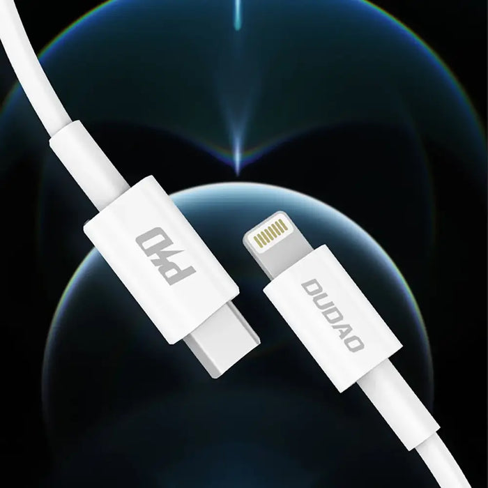 Dudao L6X USB-C - Lightning PD 20W 1m кабел - бял