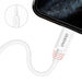 Dudao L6X USB-C - Lightning PD 20W 1m кабел - бял